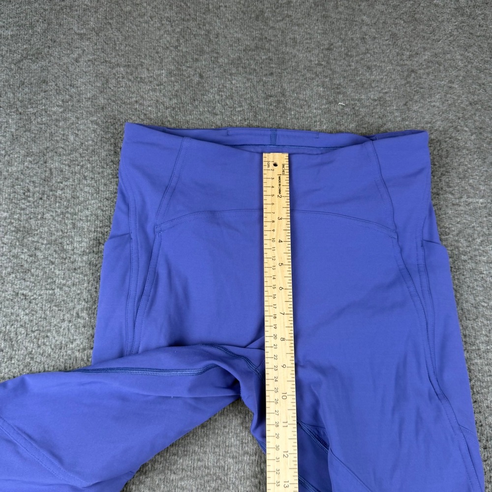 Lululemon All The Right Places Crop Leggings Women's 4 Purple Pockets High Rise - Picture 7 of 7